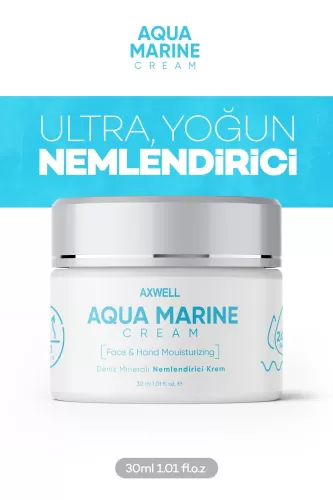 AXWELL Ultra Nemlendirici Aqua Marine Deniz Suyu Kremi Yüz & El Moisturizing