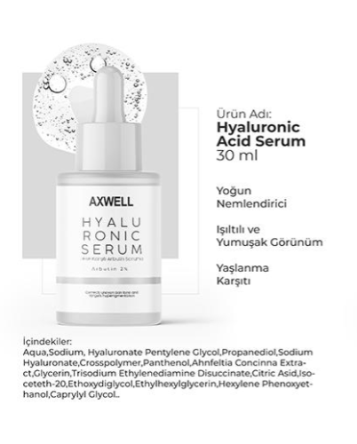 Axwell Hyaluronic Acid Serum 30 ml