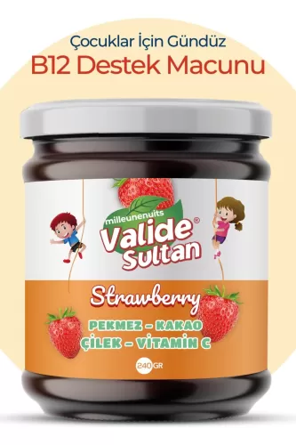 Valide Sultan Strawberry Prebiotic & Multi-vitamin Içeren Kids Macun