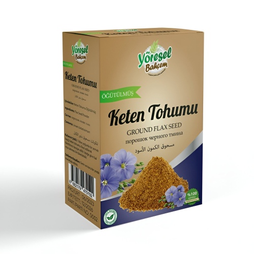 Yöresel Bahçem Keten Tohumu Öğütülmüş (150gr)