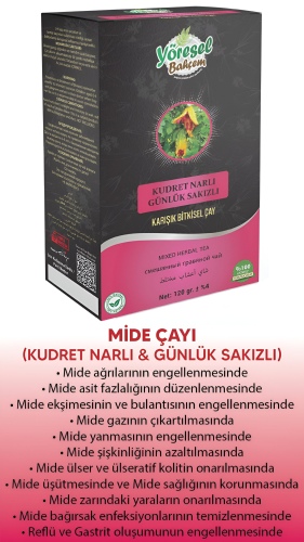 Yöresel Bahçem Kudret Narlı&Günlük Sakızlı 120 gr