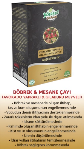 Yöresel Bahçem Avokado Yapraklı&Gilaburu Meyveli 120 gr