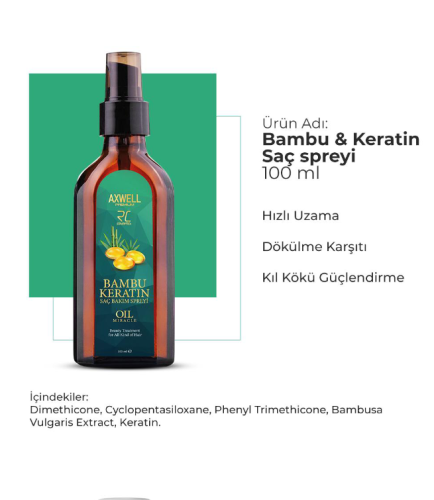 Axwell Premium Bambu & Keratin Saç Bakım Spreyi 100 ml