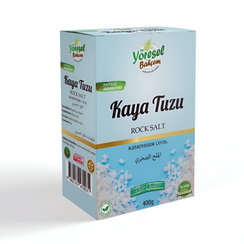 Yöresel Bahçem Kaya Tuzu Kalın (400g)