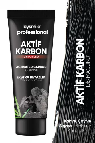 Bysmile Professional Aktif Karbon Diş Macunu 75ml