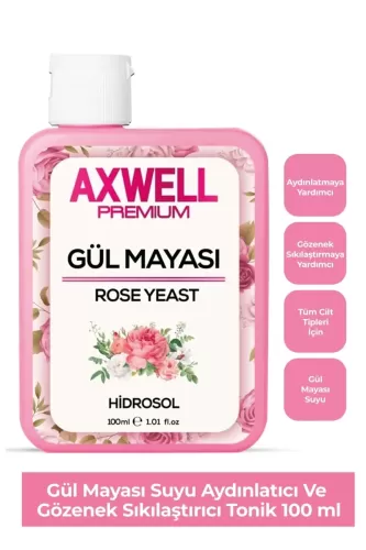 Gül Mayası Suyu Aydınlatıcı Ve Gözenek Sıkılaştırıcı Tonik 100 ml