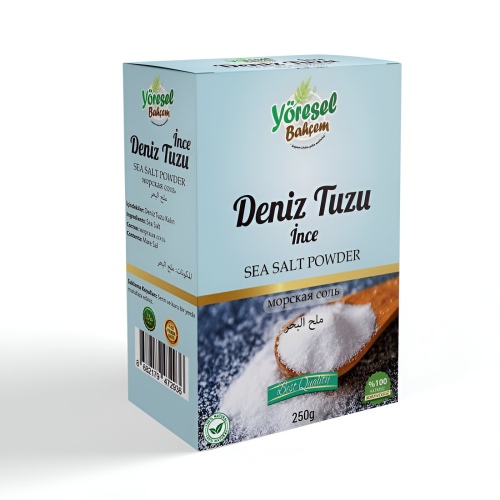 Yöresel Bahçem Deniz Tuzu İnce (250g)