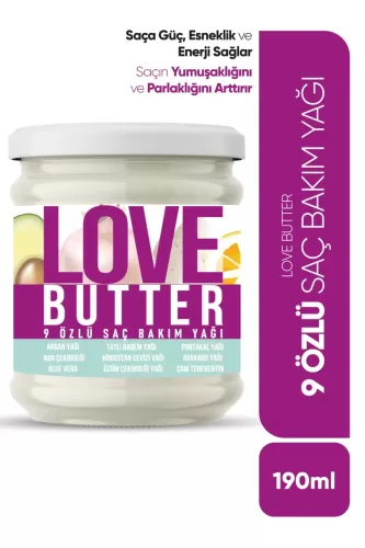 LoveButter 9 Özlü Saç Bakım Maskesi 190 Ml