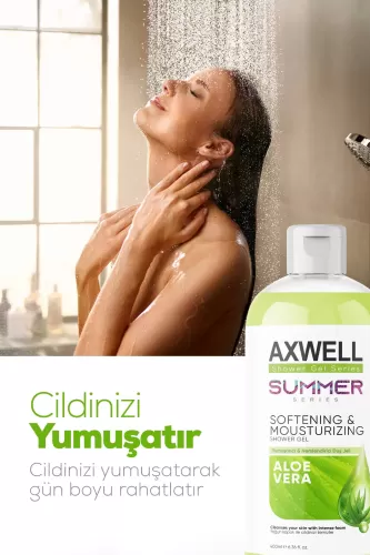 Axwell Aloe Vera Duş Jeli 400 ml