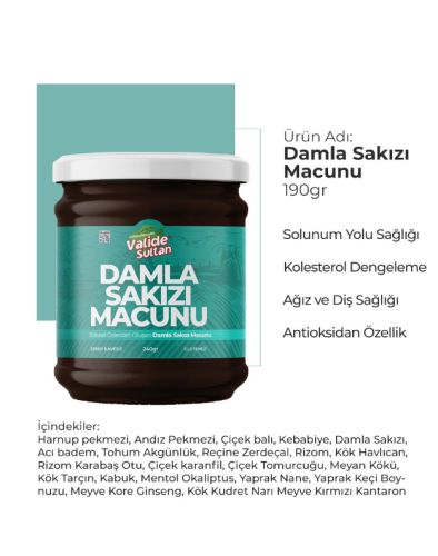 Valide Sultan Damla Sakızı Macunu 190 gr