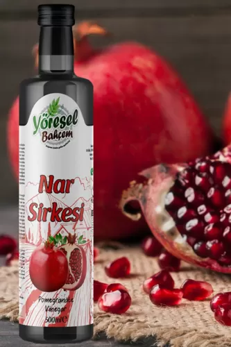 Yöresel Bahçem Nar Sirkesi 500 ml